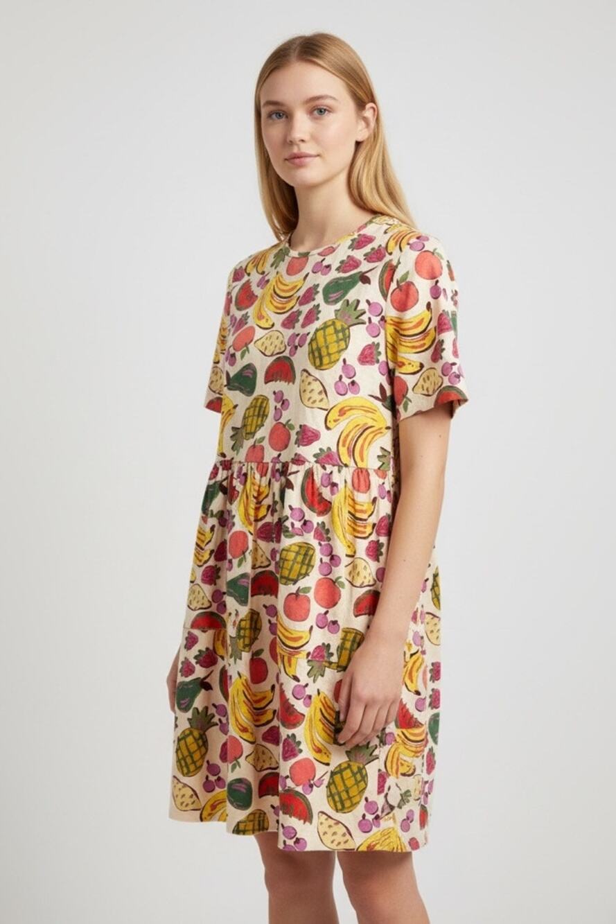 Princess Highway Fruit Print Dress Line Blend Womens 8 Colorful Berries Tropical